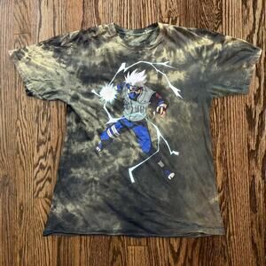 Kakashi hatake tie dye t shirt